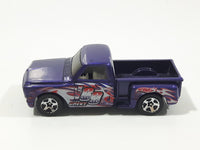 2005 Hot Wheels Car Crusher Custom '69 Chevy Pickup Truck Purple Die Cast Toy Car Vehicle