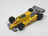 1983 Hot Wheels Real Rider Turbo Streak Yellow Die Cast Toy Race Car Vehicle - Grey RR
