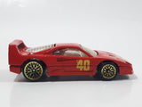 1997 Hot Wheels Ferrari F40 Red Die Cast Toy Dream Luxury Super Car Vehicle Opening Rear Mount Engine