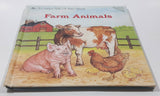 1992 Golden Books 11792 Golden Tell-A-Tale Books Farm Animals Hard Cover Book