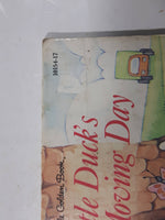 1986 Golden Books 10154-17 A First Little Golden Book Little Duck's Moving Day Hard Cover Book