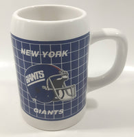 Papel New York Giants NFL Football Team 5 1/4" Tall Ceramic Beer Mug Cup