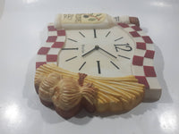 Rare Vintage Westclox Extra Virgin Olive Oil 3D Plastic Battery Operated Kitchen Wall Clock 9 1/4" x 11"