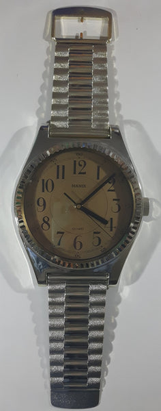 Vintage Manix Large 26" Long Wrist Watch Wall or Desk Clock Quartz Made in Taiwan