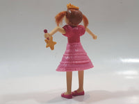 2010 Burger King Pinkalicious Victoria Kann Wishful Pinking! 4" Tall Toy Doll Figure