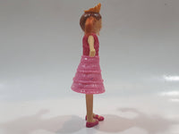 2010 Burger King Pinkalicious Victoria Kann Wishful Pinking! 4" Tall Toy Doll Figure