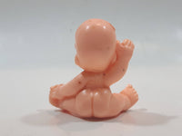 Vintage Sitting Baby with Soother 1 5/8" Tall Plastic Toy Figure