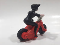 2015 McDonald's Hotel Transylvania 2 Mavis Red Motorcycle 3 1/4" Long Plastic Toy Vehicle