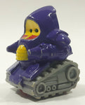 1995 Subway JGI & DAI Cy-Treds Robot Pullback Purple 2" Tall Toy Figure