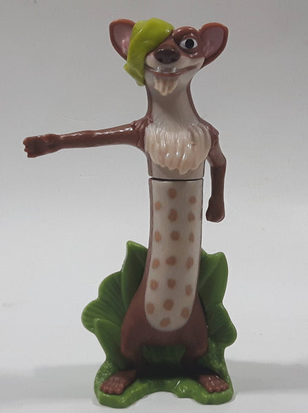 Fox Ice Age Movie Film Buck The One Eyed Weasel 4 1/4" Tall Toy Figure