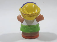 1998 Little People Blonde Boy Eddie with Purple Sunglasses on Head 2 3/8" Tall Toy Figure