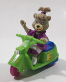 1991 McDonald's Hanna Barbera Yogi Bear Rev-up Action Cindy Bear Cartoon Character on Scooter  Toy