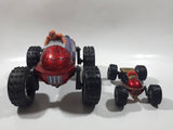 Spider-Man 3 3/4" Long and 6 3/4" Long Toy Vehicle Flip Cars