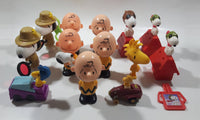 Peanuts Charlie Brown Snoopy Woodstock Toy Figures and Vehicles Mixed Lot