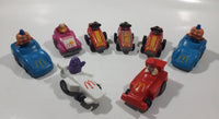 1985 and 1988 McDonald's Fast Macs and Turbo Macs Birdie, Officer Big Mac, Hamburglar, Grimace, Ronald Pull Back Toy Car Vehicles Mixed Lot