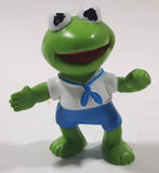 Vintage HA! The Muppets 1986 Baby Kermit The Frog Skateboarding Figurine McDonald's Happy Meal Toy