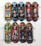 2010 McDonald's LFL Star Wars Clone Wars 3 3/4" Long Fingerboard Skateboards Toys Lot of 9