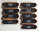 2010 McDonald's LFL Star Wars Clone Wars 3 3/4" Long Fingerboard Skateboards Toys Lot of 9