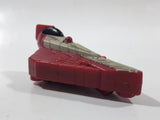 2010 McDonald's LFL Star Wars Jedi Starfighter Starship 3" Plastic Toy Vehicle