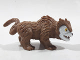 2012 Mattel Dreamworks Croods Bearowl Brown 3" Long Toy Figure