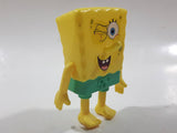 2009 Burger King SpongeBob SquarePants Green Shorts 3 1/2" Tall Toy Figure