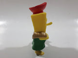 2007 Burger King SpongeBob SquarePants Red Hat Green Pants 3 3/4" Tall Toy Figure