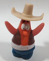 2008 Burger King SpongeBob SquarePants Cowboy Patrick 3 3/4" Tall Toy Figure