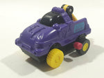 1995 Wendy's Techno Tows Tow Truck Purple Plastic Wind Up Toy Car Vehicle