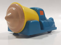 1997 Wendy's Restaurants Blue and Yellow Chocolate Frosty Toy Car Vehicle - Kid's Meal