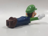 2017 McDonald's Nintendo Super Mario Flying Luigi Plastic 3" Long Toy Figure