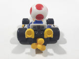 2014 McDonald's Nintendo Mario Kart Toad Plastic 3" Long Toy Character Car Vehicle