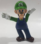 2012 Burger King Nintendo Super Mario Luigi Plastic 3" Tall Toy Figure