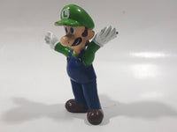 2012 Burger King Nintendo Super Mario Luigi Plastic 3" Tall Toy Figure