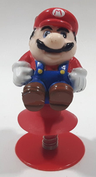 1989 Nintendo Super Mario Jumping Mario Pop Up 3 1/4" Tall Toy Figure Works
