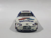 2005 Hot Wheels Disney Pixar Cars NASCAR Special Edition Dodge Charger Valvoline #10 White Die Cast Toy Race Car Vehicle Missing Rubber Tires