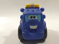 2008 Hasbro Tonka Lil Chuck & Friends Tow Truck Blue Plastic Die Cast Toy Car Vehicle C-082A