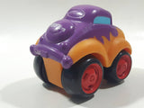 2005 Hasbro Tonka Lil Chuck & Friends Hot Rod with Flames Purple and Orange Plastic Die Cast Toy Car Vehicle C-082A