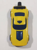 2014 McDonald's Hot Wheels Fast Fish Yellow Plastic Die Cast Toy Car Vehicle