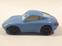 2006 McDonald's Disney Pixar Cars Sally Porsche Light Blue Pullback Plastic Die Cast Toy Car Vehicle