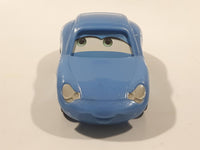 2006 McDonald's Disney Pixar Cars Sally Porsche Light Blue Pullback Plastic Die Cast Toy Car Vehicle