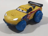 2012 Mattel Disney Pixar Cars Hydro Wheels Jeff Gorvette Yellow Plastic Toy Car Vehicle
