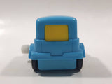 Vintage 1978 Tomy Flip Floppers Bus Light Blue Wind Up Plastic Toy Car Vehicle