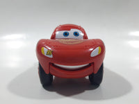 Disney Pixar Cars Lightning McQueen #95 Rust-eze Red Plastic Toy Car Vehicle