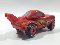 Disney Pixar Cars Lightning McQueen #95 Rust-eze Red Plastic Toy Car Vehicle