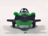 Disney Pixar Cars Mini Racers Planes Y4578 Airplane Green and Black Plastic Diecast Toy Car Vehicle