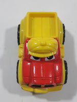 2000 Maisto Hasbro Tonka Lil Chuck & Friends Dump Truck Red and Yellow Die Cast Toy Car Vehicle