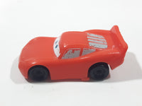 2008 Disney Pixar Cars Lightning McQueen Red Plastic Die Cast Toy Car Vehicle