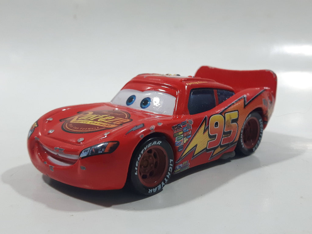 Disney Pixar Cars Lightning McQueen #95 Red Die Cast Toy Race Car Vehi ...