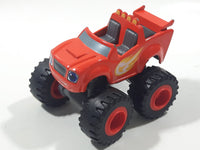 2014 Mattel Viacom Blaze & The Monster Machines Blaze Monster Truck Orange Red Die Cast Toy Car Vehicle