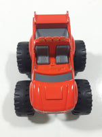 2014 Mattel Viacom Blaze & The Monster Machines Blaze Monster Truck Orange Red Die Cast Toy Car Vehicle